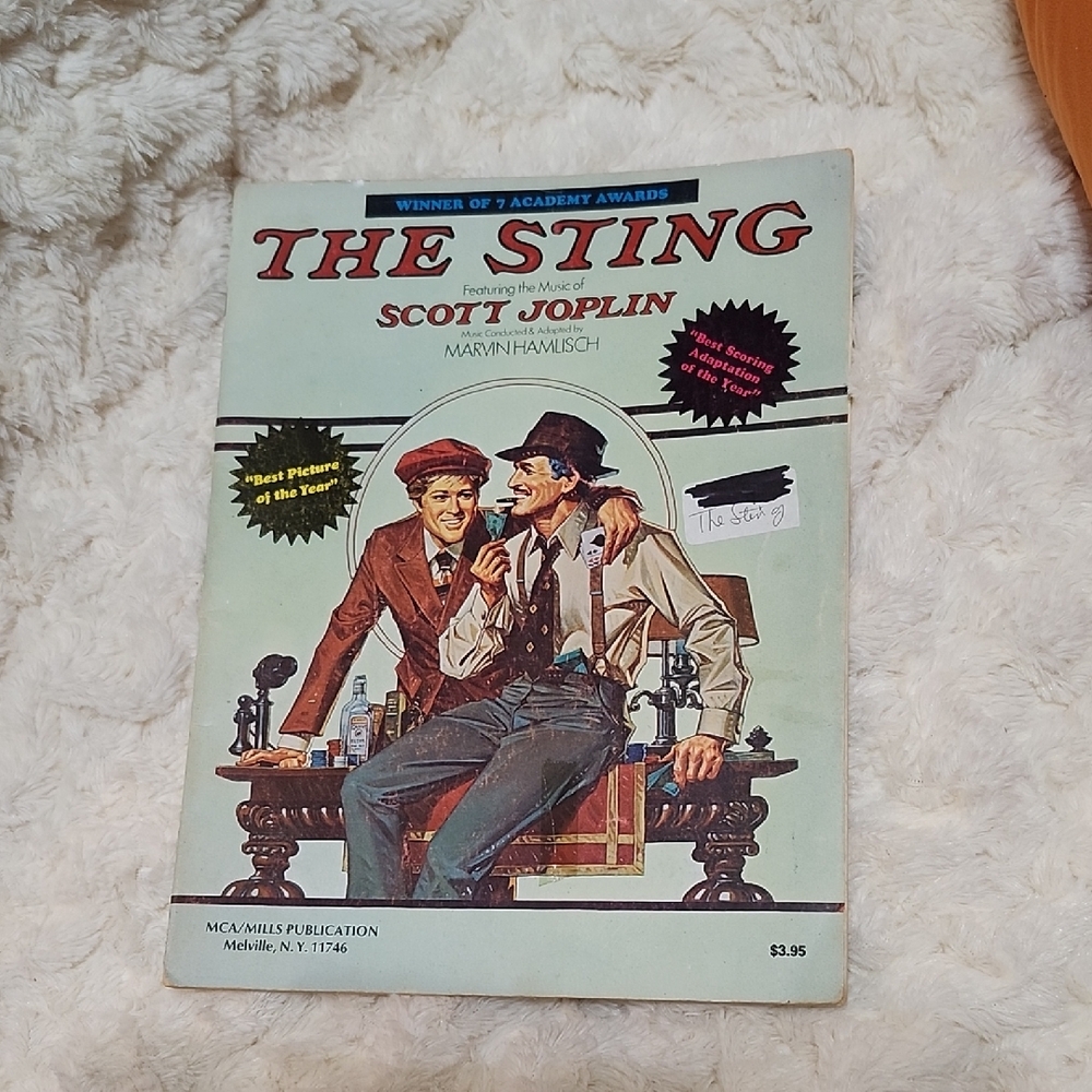 THE STING MOVIE SONGBOOK with PHOTOS